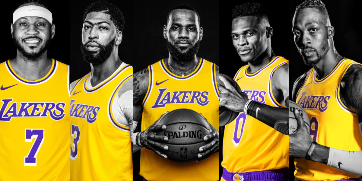 Nba store lakers lineup